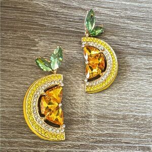 Bohemian lemon drop earrings A840